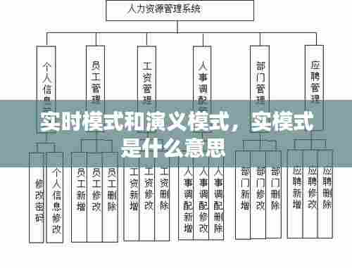 实时模式和演义模式，实模式是什么意思 