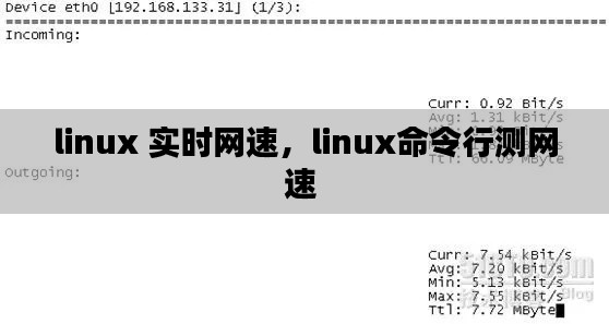 linux 实时网速,linux命令行测网速