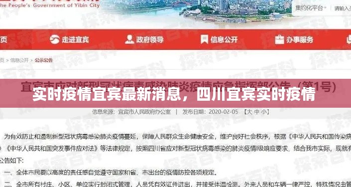 实时疫情宜宾最新消息，四川宜宾实时疫情 