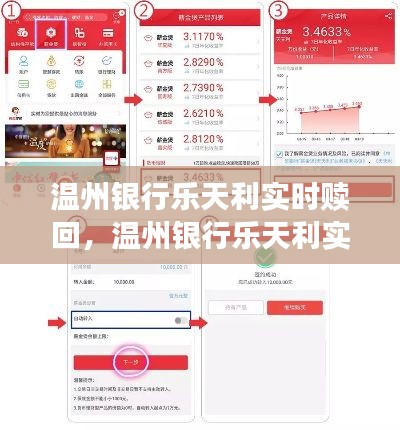 温州银行乐天利实时赎回，温州银行乐天利实时赎回多久到账 