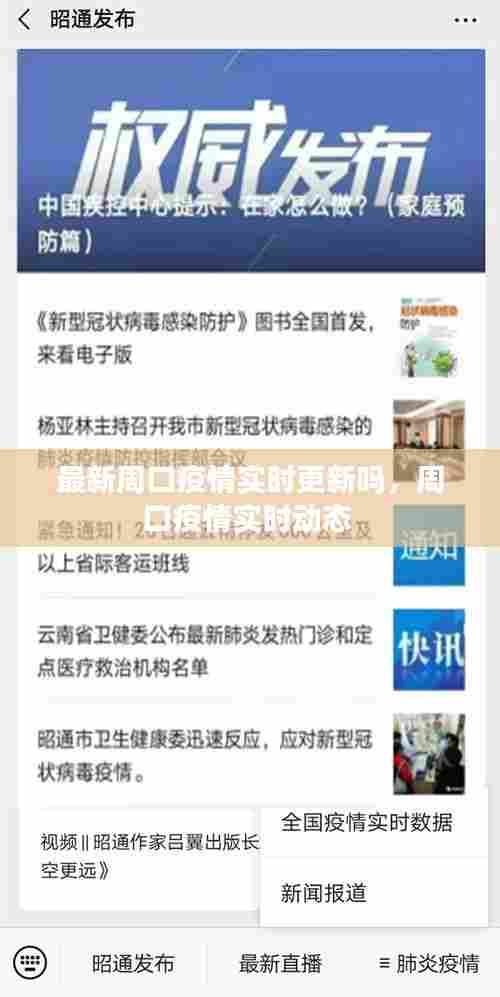 最新周口疫情实时更新吗，周口疫情实时动态 