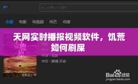 天网实时播报视频软件,饥荒如何刷屎