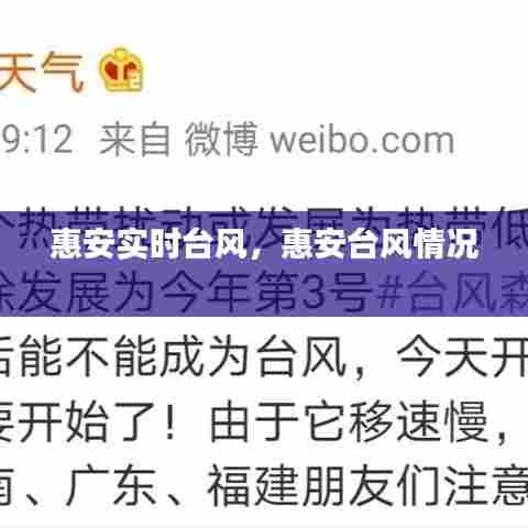 惠安实时台风，惠安台风情况 