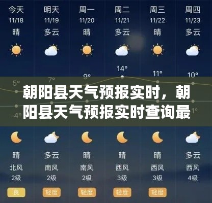 朝阳县天气预报实时，朝阳县天气预报实时查询最新消息 