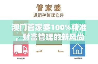 澳门管家婆100%精准，财富管理的新风尚