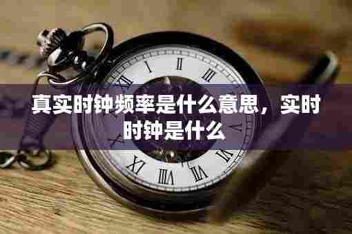 真实时钟频率是什么意思，实时时钟是什么 