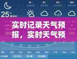 实时记录天气预报，实时天气预告 
