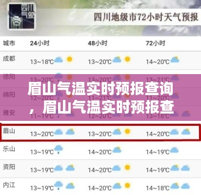 眉山气温实时预报查询，眉山气温实时预报查询最新 