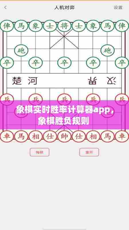 象棋实时胜率计算器app,象棋胜负规则