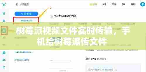 树莓派视频文件实时传输,手机给树莓派传文件