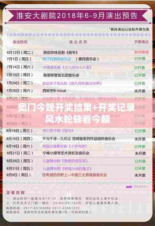 奥门今晚开奖结果+开奖记录 风水轮转看今朝