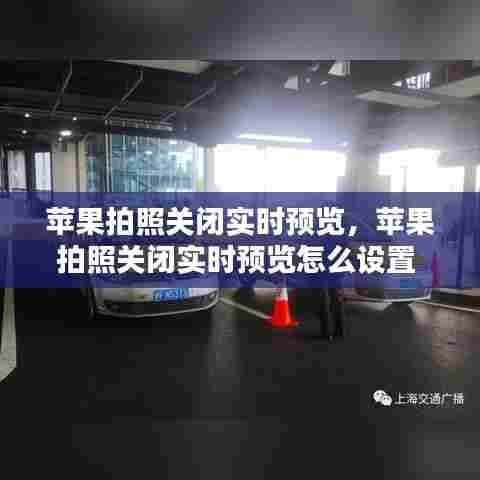 苹果拍照关闭实时预览，苹果拍照关闭实时预览怎么设置 