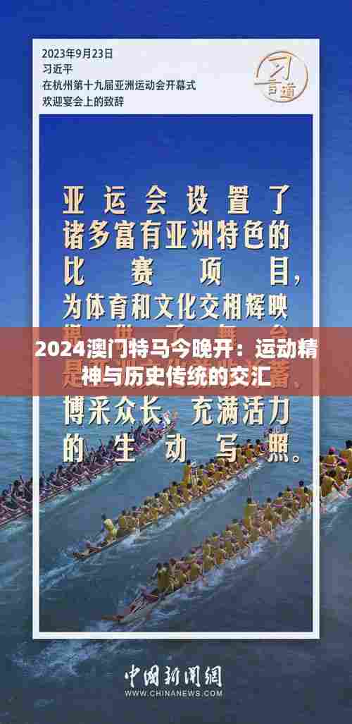 2024澳门特马今晚开：运动精神与历史传统的交汇