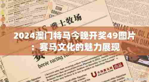 2024澳门特马今晚开奖49图片:赛马文化的魅力展现