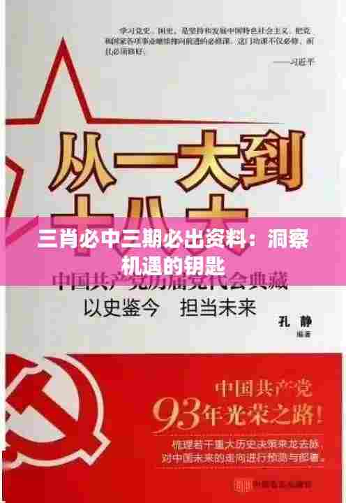 三肖必中三期必出资料：洞察机遇的钥匙