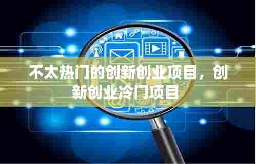 不太热门的创新创业项目，创新创业冷门项目 