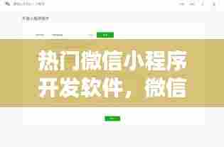 热门微信小程序开发软件，微信小程序开发软件教程 