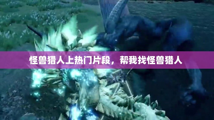 怪兽猎人上热门片段，帮我找怪兽猎人 