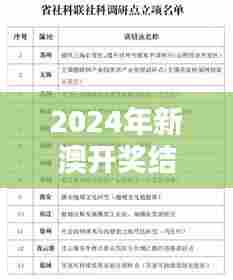 2024年新澳开奖结果（文献综述）