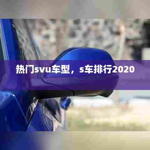 热门svu车型，s车排行2020 