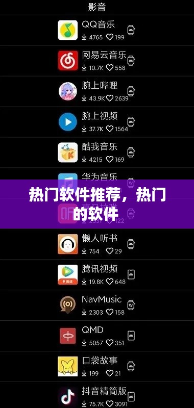 热门软件推荐，热门的软件 