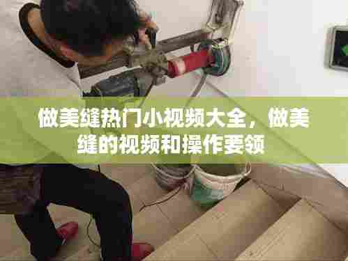 做美缝热门小视频大全，做美缝的视频和操作要领 