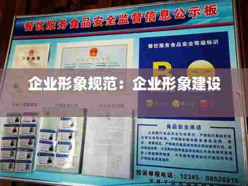 企业形象规范：企业形象建设 