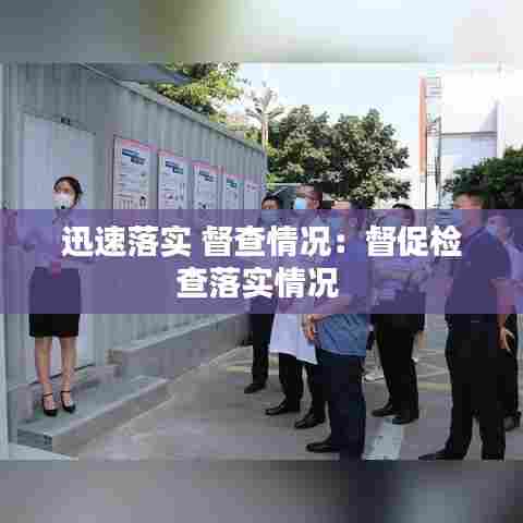 迅速落实 督查情况：督促检查落实情况 