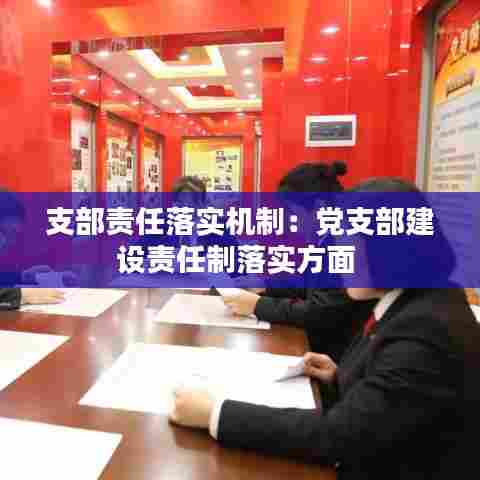 支部责任落实机制:党支部建设责任制落实方面