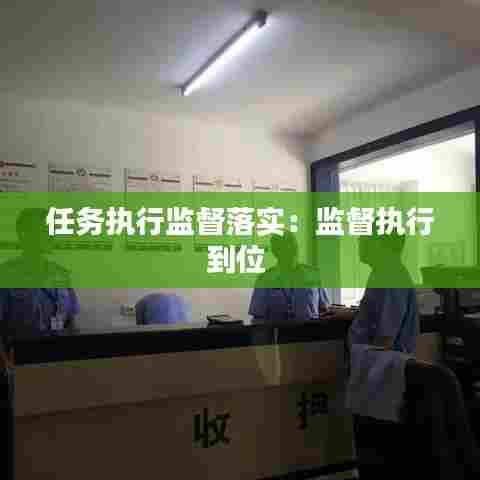 任务执行监督落实：监督执行到位 