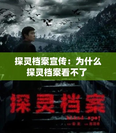 探灵档案宣传：为什么探灵档案看不了 