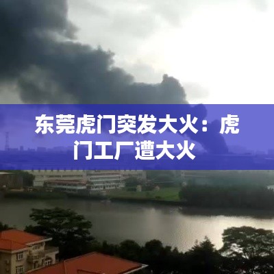东莞虎门突发大火：虎门工厂遭大火 