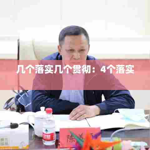 几个落实几个贯彻：4个落实 