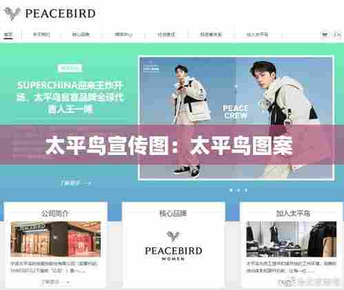 太平鸟宣传图:太平鸟图案
