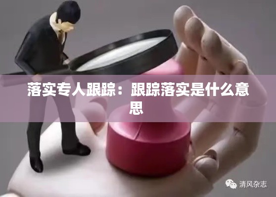 落实专人跟踪：跟踪落实是什么意思 