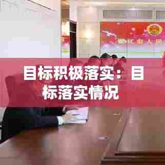 目标积极落实：目标落实情况 