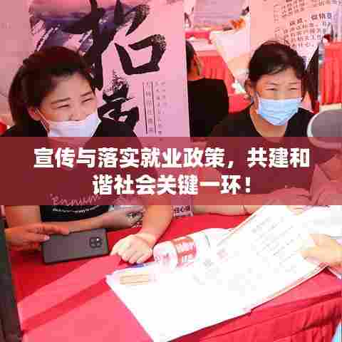 宣传与落实就业政策，共建和谐社会关键一环！