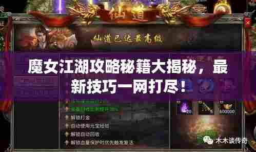 魔女江湖攻略秘籍大揭秘，最新技巧一网打尽！