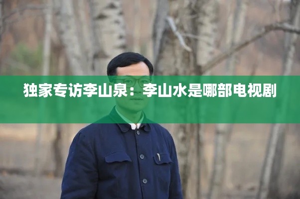 独家专访李山泉：李山水是哪部电视剧 
