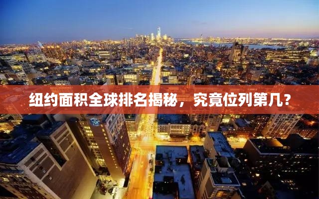 纽约面积全球排名揭秘，究竟位列第几？