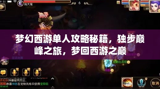 梦幻西游单人攻略秘籍,独步巅峰之旅,梦回西游之巅