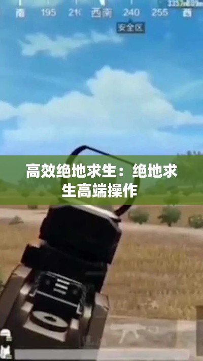 高效绝地求生：绝地求生高端操作 
