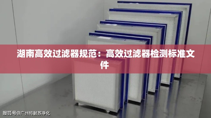 湖南高效过滤器规范：高效过滤器检测标准文件 