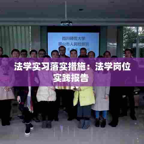 法学实习落实措施：法学岗位实践报告 