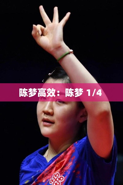 陈梦高效：陈梦 1/4 