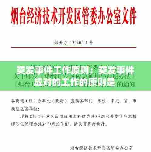 突发事件工作原则：突发事件应对的工作的原则是 