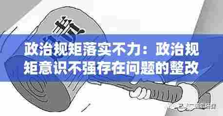 政治规矩落实不力:政治规矩意识不强存在问题的整改