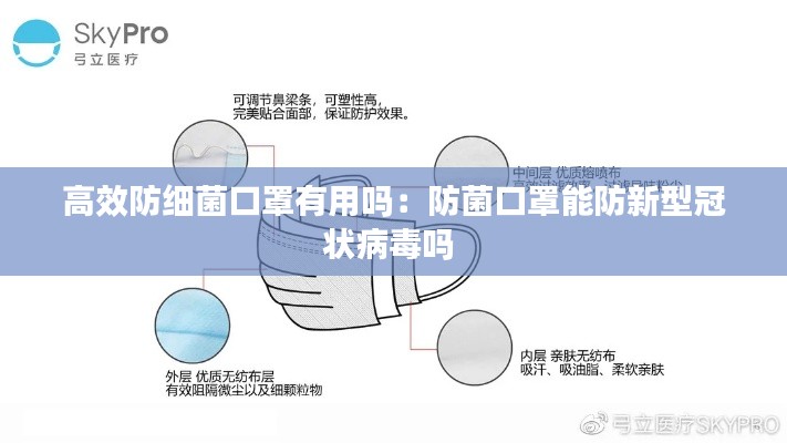 高效防细菌口罩有用吗：防菌口罩能防新型冠状病毒吗 
