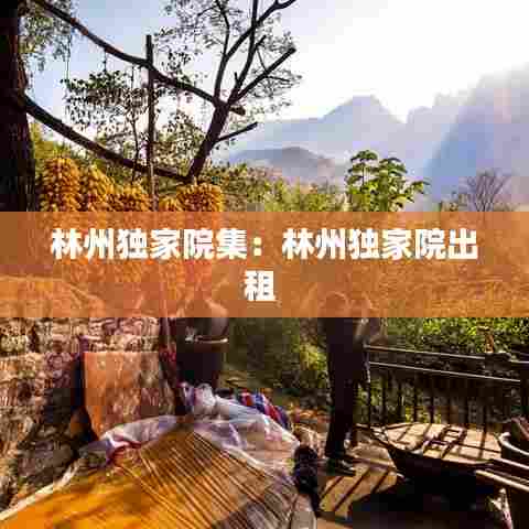 林州独家院集：林州独家院出租 