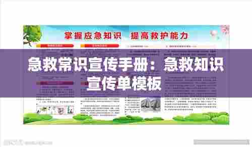急救常识宣传手册：急救知识宣传单模板 